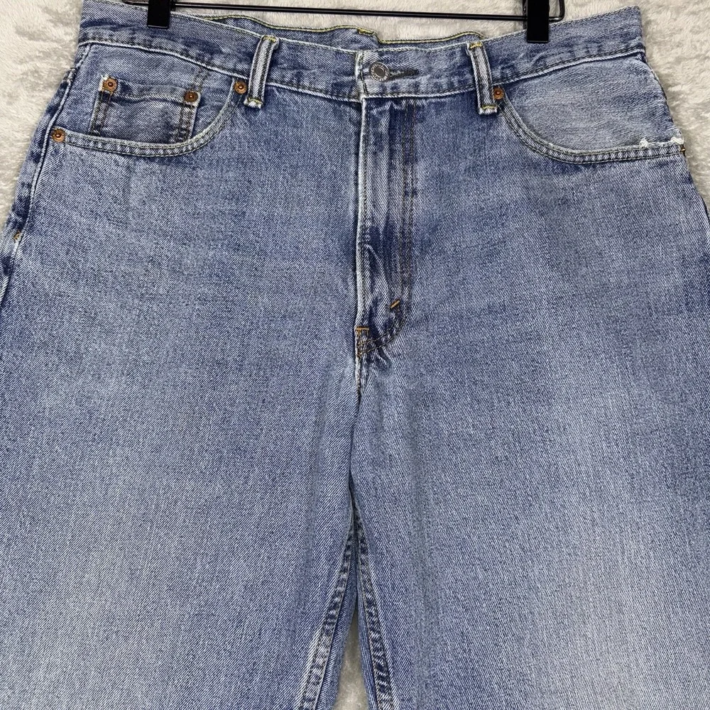 Levis Jeans 550 Relaxed Mens 36x30 Blue‎ Denim Pants Medium Wash (Tag36x32)